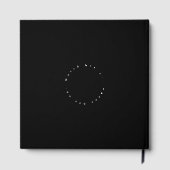 Modern Afstuderen Foto Roos Gold Guestbook Gastenboek (Achterkant)