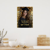 Modern afstuderen foto welkomstbord poster (Keuken)