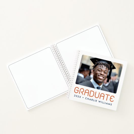 Modern afstuderen fotojaar afstuderen notitieboek (Binnen)