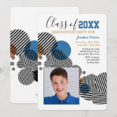 Modern Afstuderen fotouitnodiging Kaart (Voorkant / Achterkant)