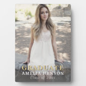 Modern Afstuderen Full Photo Afstuderen Fotoplaat (voorkant)