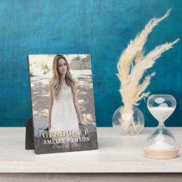 Modern Afstuderen Full Photo Afstuderen Fotoplaat