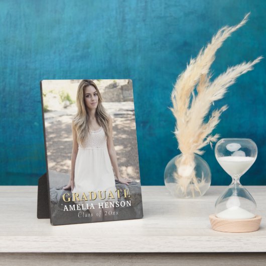 Modern Afstuderen Full Photo Afstuderen Fotoplaat (Zijkant)