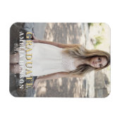 Modern Afstuderen Full Photo Afstuderen Magneet (Horizontaal)