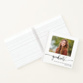 Modern Afstuderen gastenboek met foto Notitieboek (Binnen)