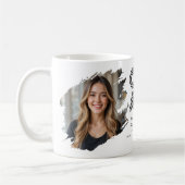 Modern Afstuderen geborsteld 2 foto Afstudeerder C Koffiemok (Links)