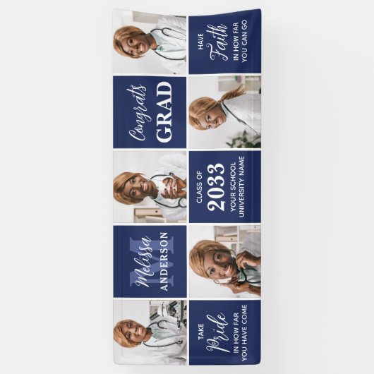 Modern Afstuderen Gepersonaliseerd Afstuderen 5 Fo Spandoek (Verticaal)