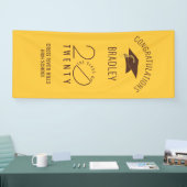 Modern Afstuderen Goud Stylist Klasse Jaar Spandoek (Beurs)