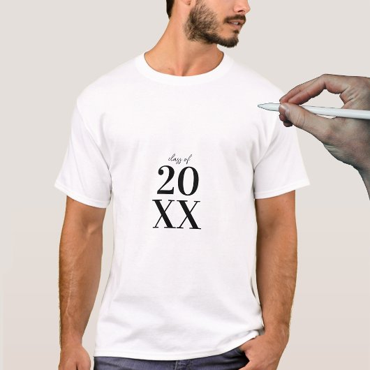 Modern Afstuderen Guest Book Signature Afstuderen T-shirt