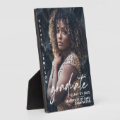 Modern Afstuderen handgeschreven script | Foto Fotoplaat (Zijkant)