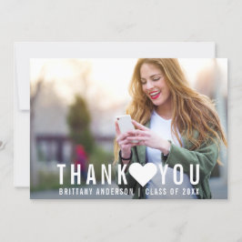 Modern Afstuderen Hartelijk dank Aankondiging