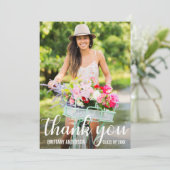 Modern Afstuderen - Hartelijk dank - Afstudeerder Aankondiging (Staand voorkant)