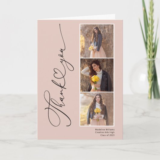 Modern Afstuderen Hartelijk dank Bedankkaart (Voorkant)