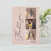 Modern Afstuderen Hartelijk dank Bedankkaart (Staand voorkant)