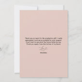 Modern Afstuderen Hartelijk dank Bedankkaart (Achterkant)