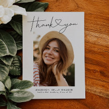 Modern Afstuderen Hartelijk dank