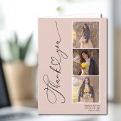 Modern Afstuderen Hartelijk dank Bedankkaart