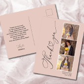 Modern Afstuderen Hartelijk dank Briefkaart