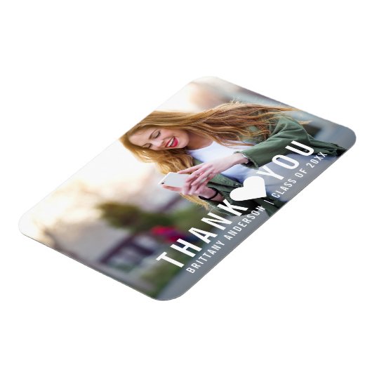 Modern Afstuderen Hartelijk dank Magneet (Linkerzijde)