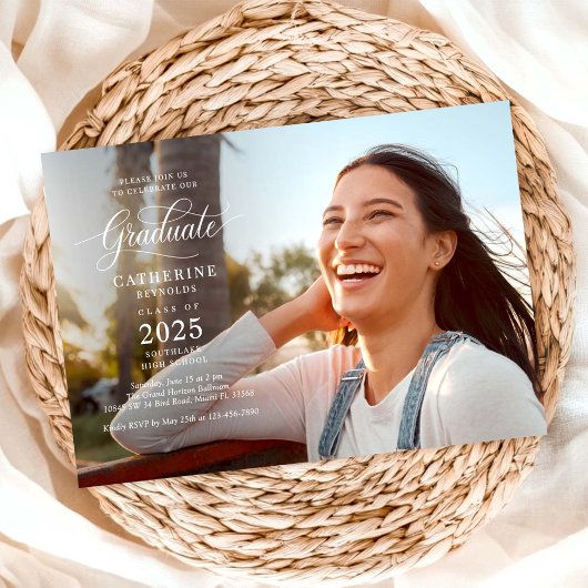 Modern Afstuderen het Afstuderen van de Foto van h Kaart