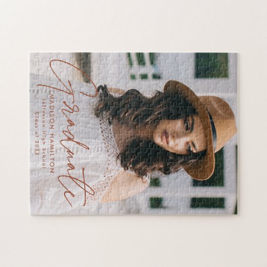 Modern Afstuderen het Afstuderen van de Foto van h Legpuzzel (Horizontaal)