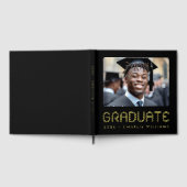 Modern afstuderen jaarfoto afstuderen gastenboek (Volledig)