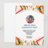 Modern afstuderen kinder kleuterschool kaart (Voorkant / Achterkant)