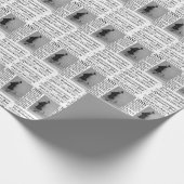 Modern Afstuderen Krant College / University Cadeaupapier (Hoek)