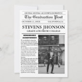 Modern Afstuderen Krant College / University Kaart (Voorkant)