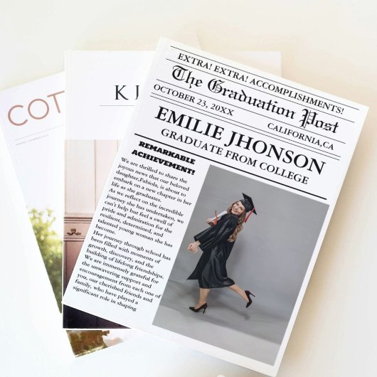 Modern Afstuderen Krant College / University Kaart