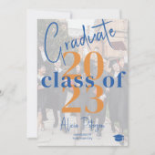 Modern afstuderen manuscript 2 foto's afstuderen aankondiging (Voorkant)