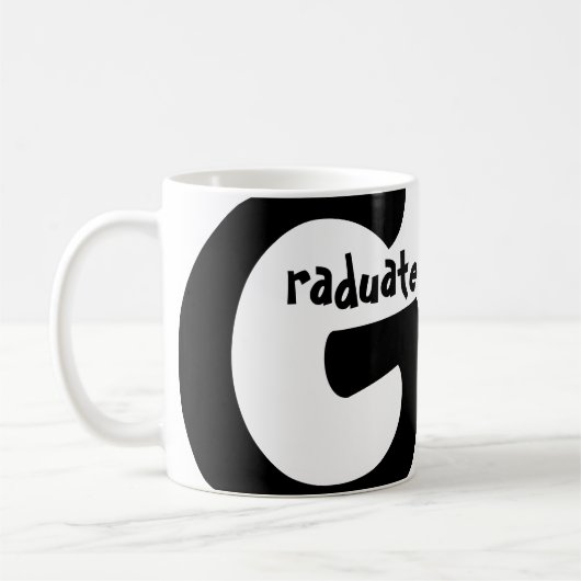 Modern afstuderen memory 3 foto's collage koffiemok (Links)