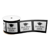 Modern Afstuderen met Film Strip Patroon en Naam Satijnen Lint (Spoel)