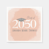 Modern Afstuderen minimalistisch Mortarboard-Sinaa Servet (Voorkant)