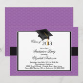 Modern Afstuderen Pet & Tassel Graduation Party Kaart (Voorkant / Achterkant)