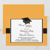 Modern Afstuderen Pet & Tassel Graduation Party Kaart (Voorkant / Achterkant)