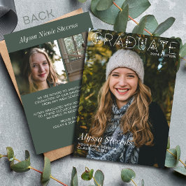 Modern Afstuderen Photo Magazine Hoesje Aankondiging