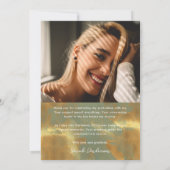 Modern Afstuderen Sage Green Photo Afstuderen Bedankkaart (Achterkant)