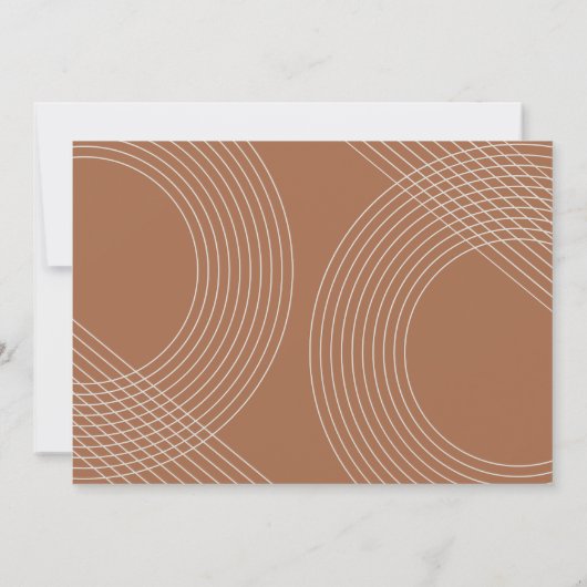 Modern Afstuderen Script 2024 Concentrische boogfo Kaart (Achterkant)