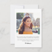 Modern Afstuderen Script 2 foto's Aankondiging (Achterkant)