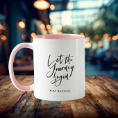 Modern Afstuderen Script Congrates Trendy Quote Mok