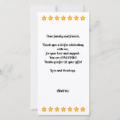 Modern Afstuderen Super Afstudeerder bewerkbaar Bedankkaart (Achterkant)