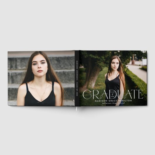 Modern Afstuderen Typografie 2 Foto Afstuderen Gastenboek (Volledig)