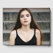 Modern Afstuderen Typografie 2 Foto Afstuderen Gastenboek (Achterkant)