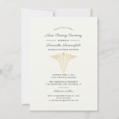 Modern Afstuderen Uitnodiging voor ceremonie in ur (Voorkant)