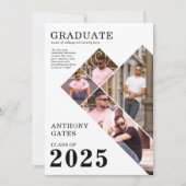 Modern Afstuderen voor multi-fotoraster Afstuderen Aankondiging (Voorkant)