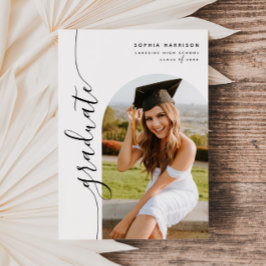 Modern Afstuderen voor verticaal fotoscherm Kaart