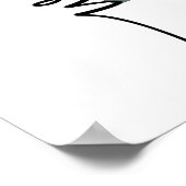 Modern Afstuderen Welkomstteken voor foto's Poster (Hoek)