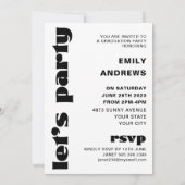 Modern Afstuderen White Arch & Photo Afstudeerder  Kaart (Achterkant)