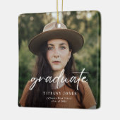 Modern Afstuderen witboek 4 Foto's Afstuderen Keramisch Ornament (Links)